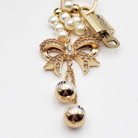 100% Auth Louis Vuitton Lock & Key with unbranded Bagcharm, Keycharm, Keychain - Picture 4 of 8